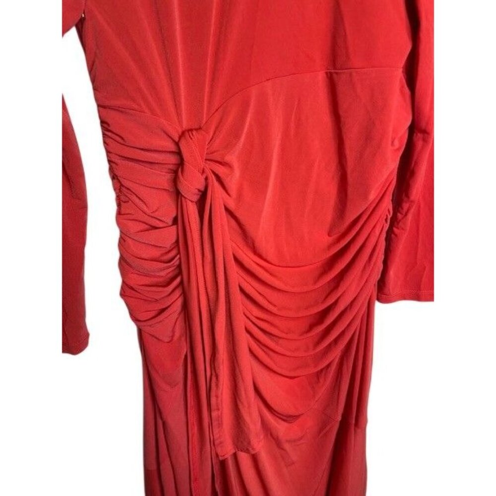 Colleen Lopez Ruched Mock Neck Dress MEDIUM (245) - Picture 5 of 5